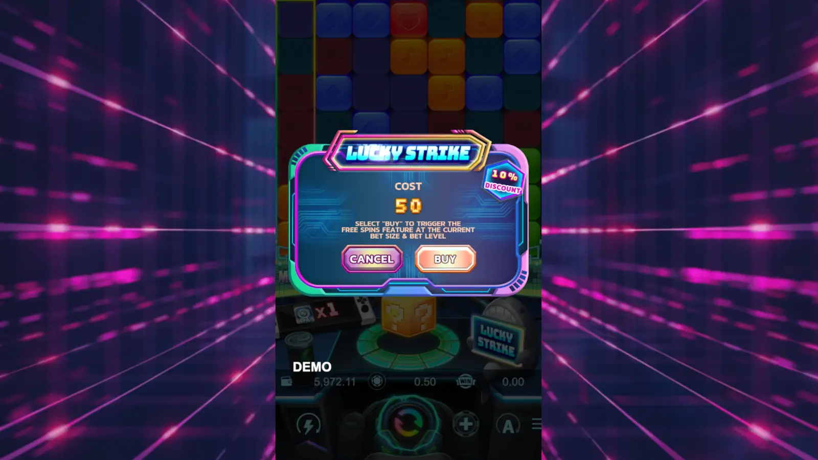 Cyber Cube Slot Lucky Strike Bonus Buy