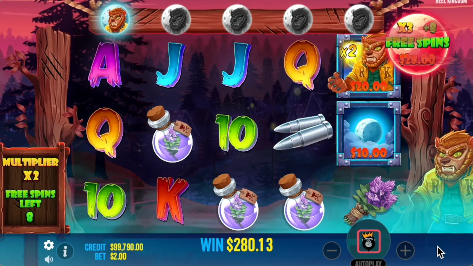 Fangtastic Freespins Slot Free Spins